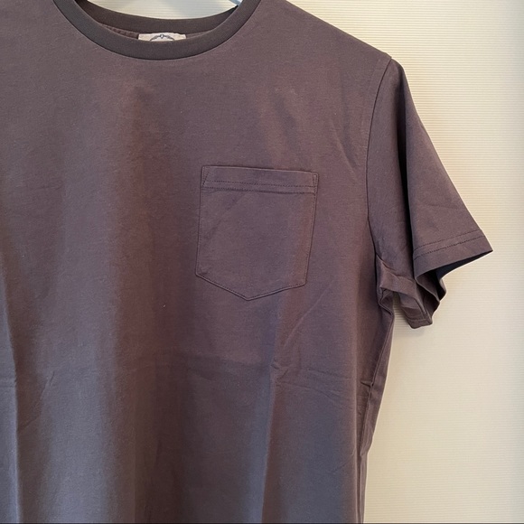Prada Men’s T-shirt - Dark Gray Medium Short Sleeve Tee Thin Light Weight - Picture 3 of 5